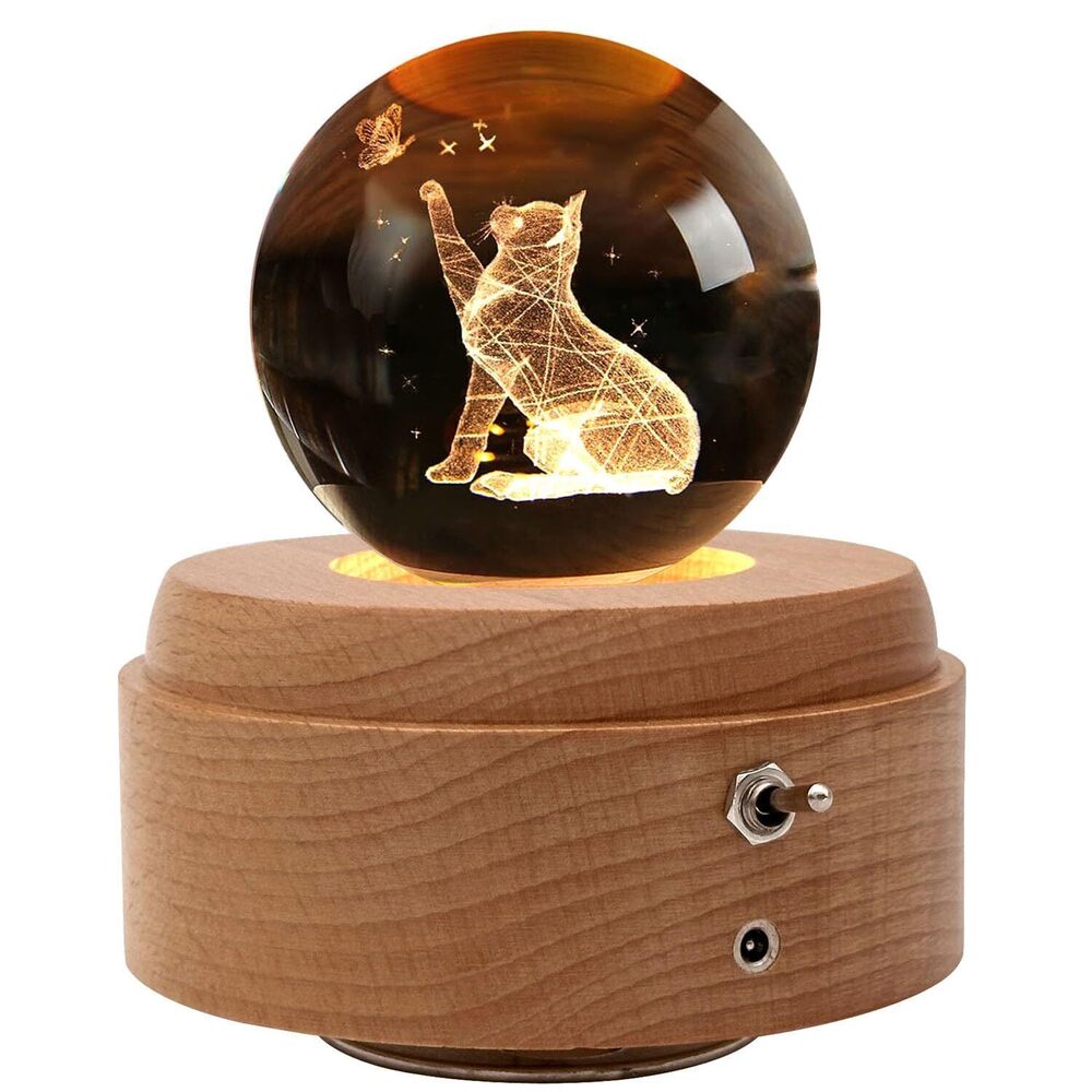 3761 You are My Sunshine Music Box, 3D Crystal Ball with Projection LED